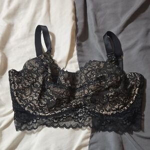 The Dairy Fairy Black Lace Nursing Bra Ayla